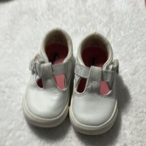 Keds White and Pink Kids Sneakers
